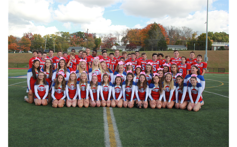 2019 U12 Football and Jr. Varsity Cheer